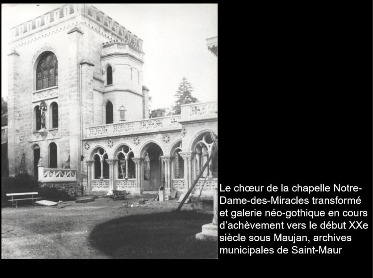 Vue de l'ancienne chapelle Notre-Dame-des-Miracles