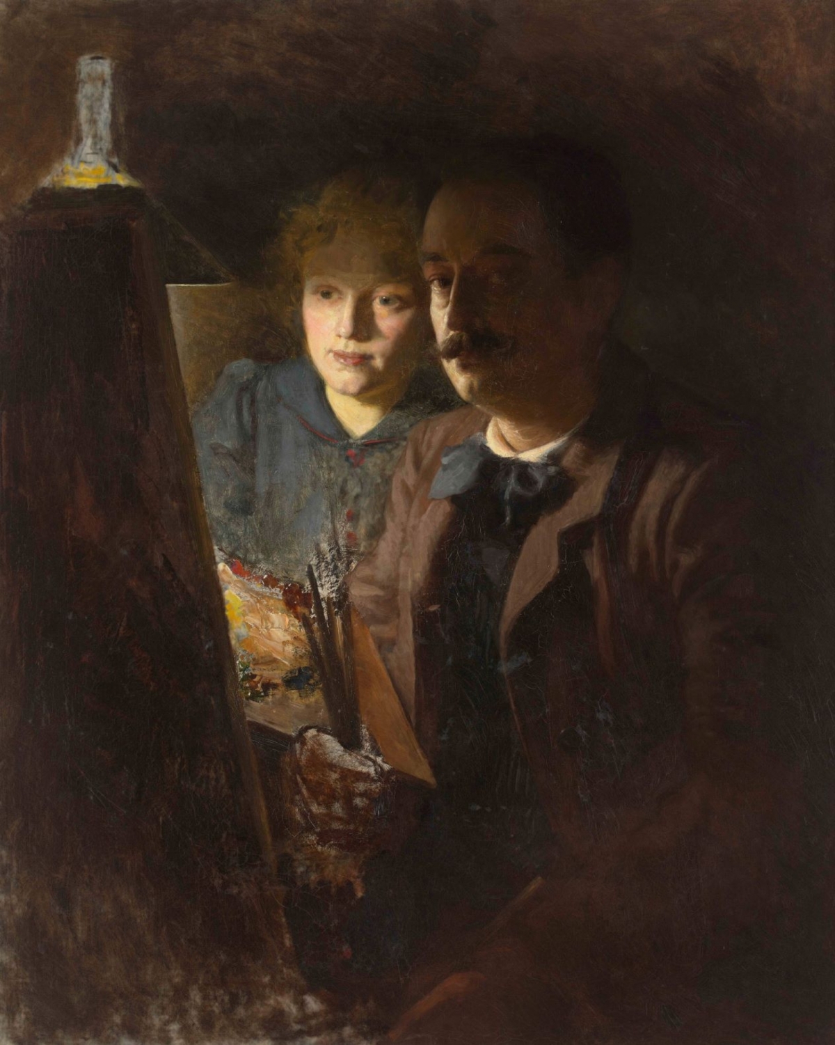 Etude du peintre et de sa femme par lui-même