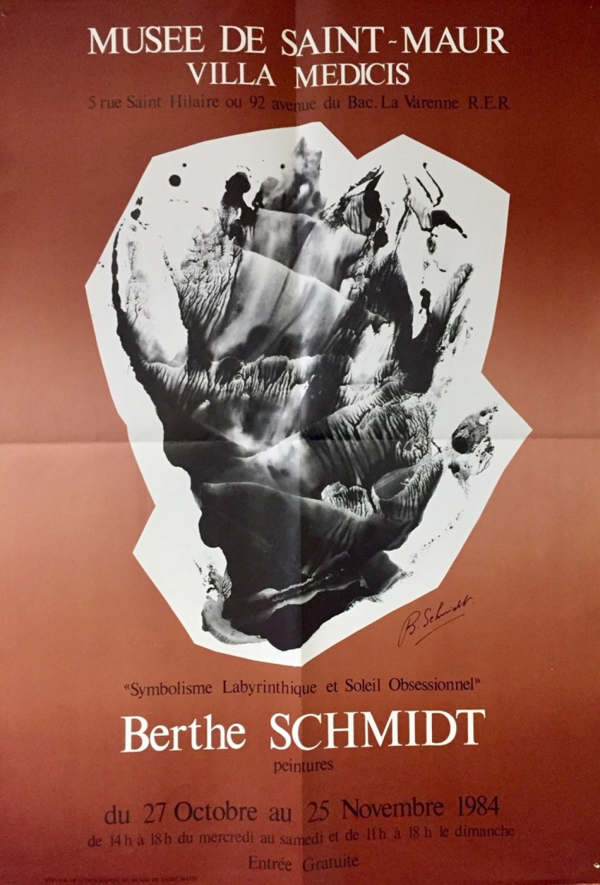 Symbolisme labyrinthique et soleil obsessionnel Berthe Schmidt, peintre